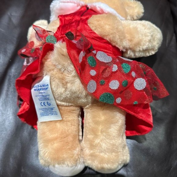 Build-A-Bear 16" Christmas Teddy Bear Plush Toy, Stuffed Animal Collectible - Picture 3 of 5
